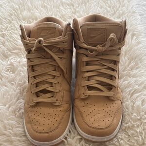Nike Women's Tan High-Top Sneakers